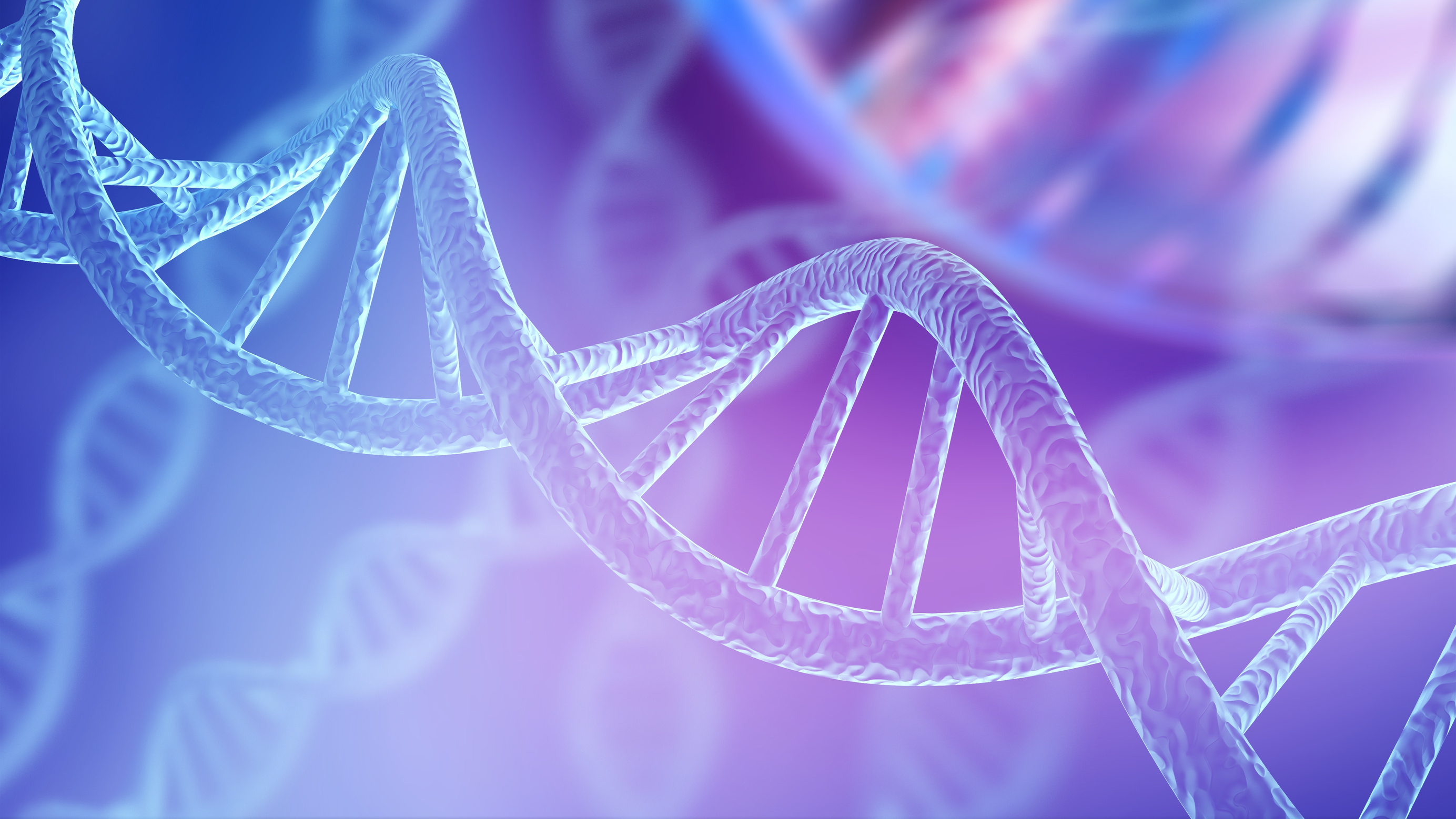 Colored DNA Structure with Background